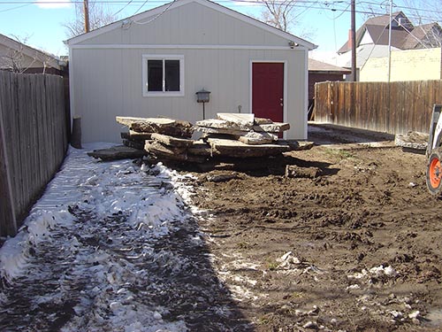Landscaping Before Image