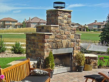 Outdoor Fireplace